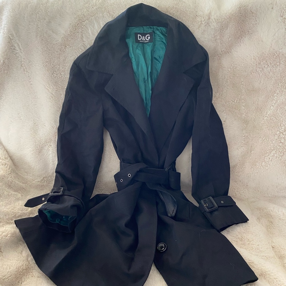 D&G Dolce and Gabbana Trench Coat
